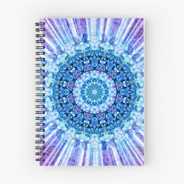 Item preview, Magic Ripples Mandala Rays - Blue White Violet designed and sold by EDDArt.