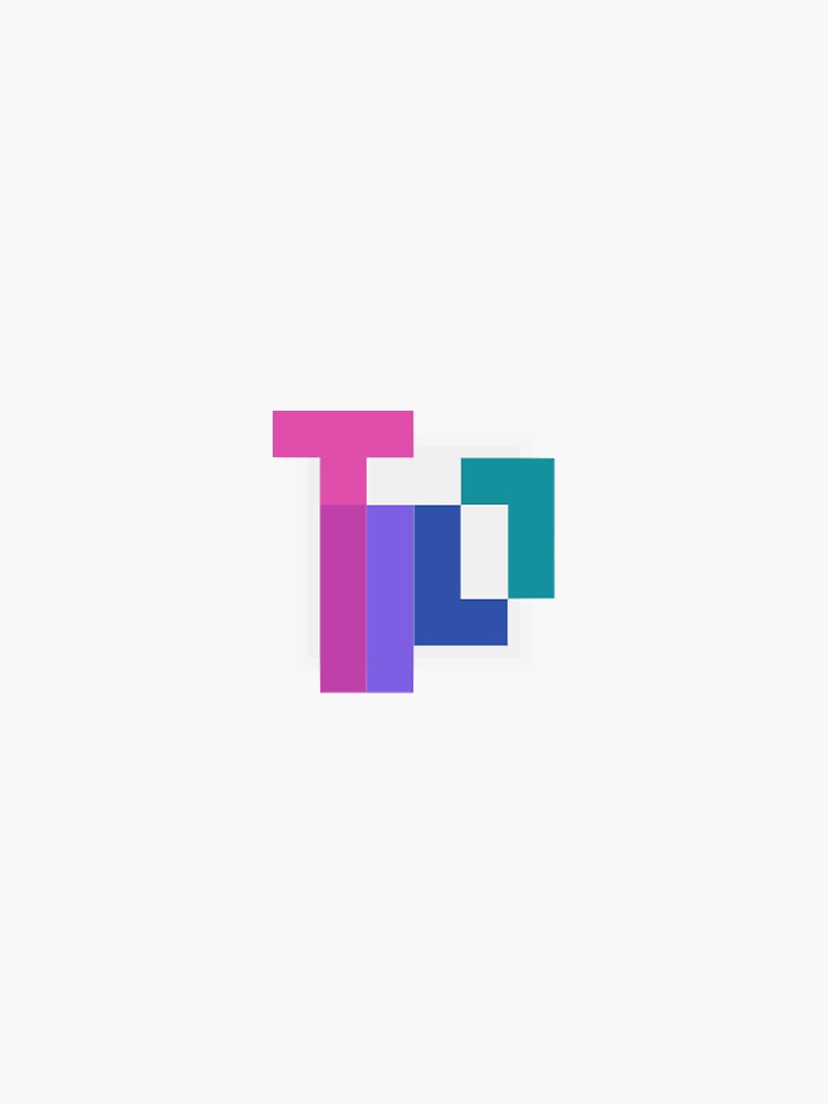 "Tetr.io logo" Sticker by Ultra244 | Redbubble