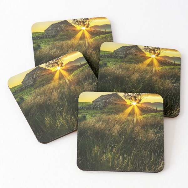 Item preview, Old Barn Ruin Sunset designed and sold by LluniauDafyddEm.
