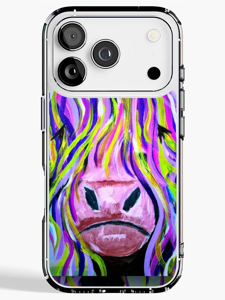 Thumbnail 1 of 5, iPhone Case, Funky McMoo designed and sold by RAdley21.