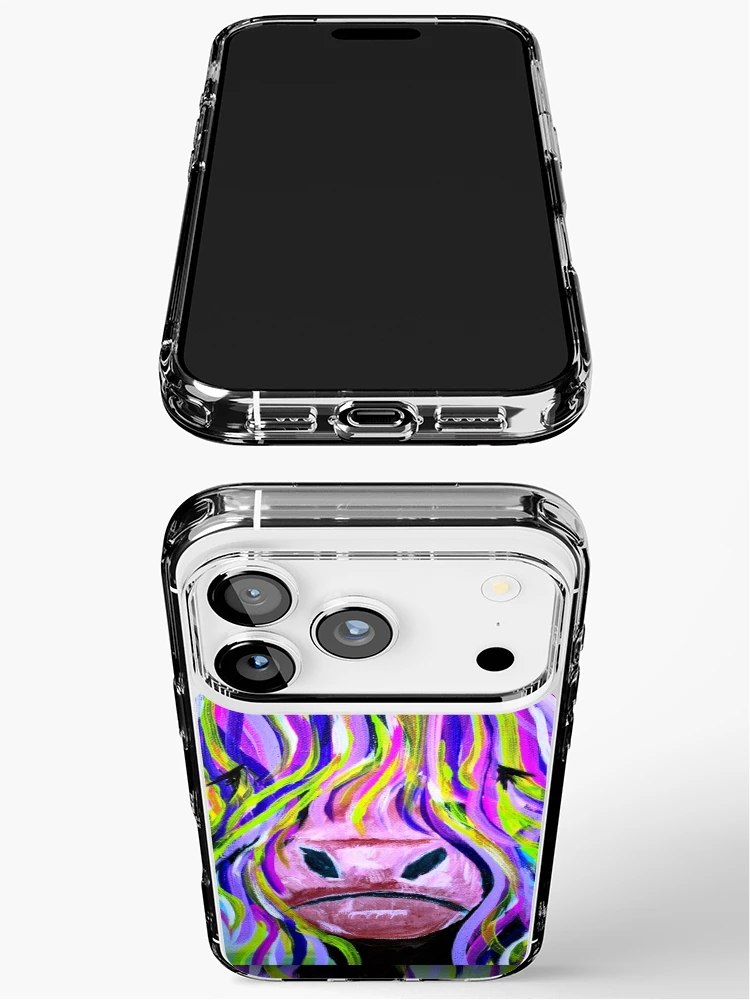 Thumbnail 3 of 5, iPhone Case, Funky McMoo designed and sold by RAdley21.