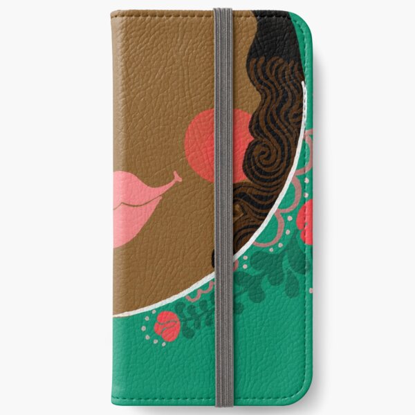 Stacking Doll - Brown Green and Red iPhone Wallet