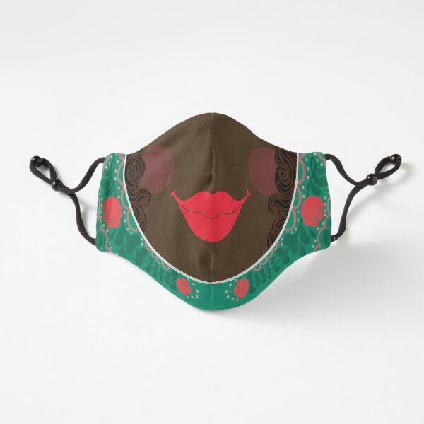 Stacking Doll - Black Green and Red Fitted 3-Layer