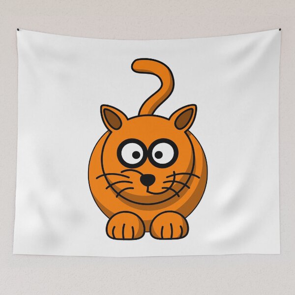Item preview, Curious cat designed and sold by happyfunshop.
