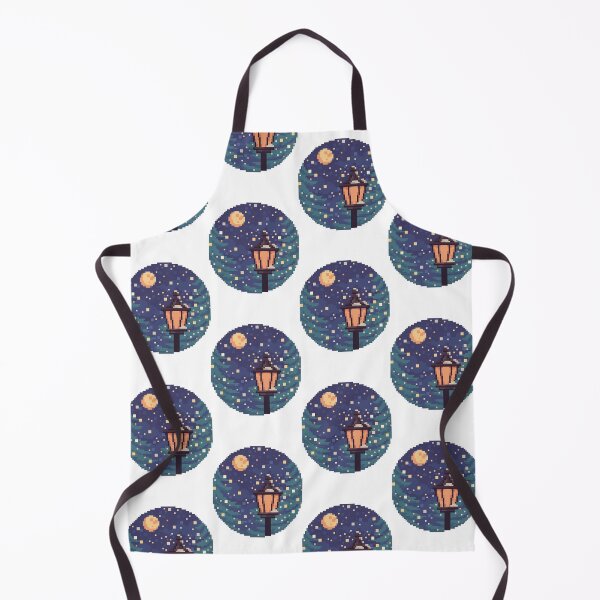 Item preview, Snowy Night with a beautiful moon pixel art designed and sold by ArtiLand.