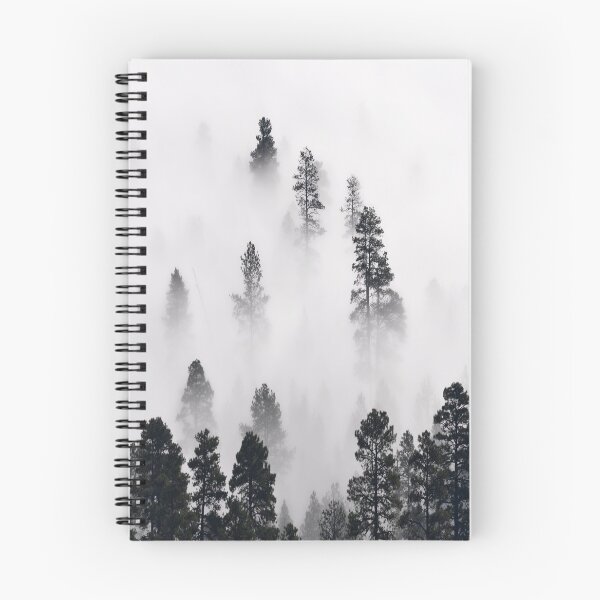 Item preview, Cloudy Snowy Black And White View designed and sold by misskholeta.