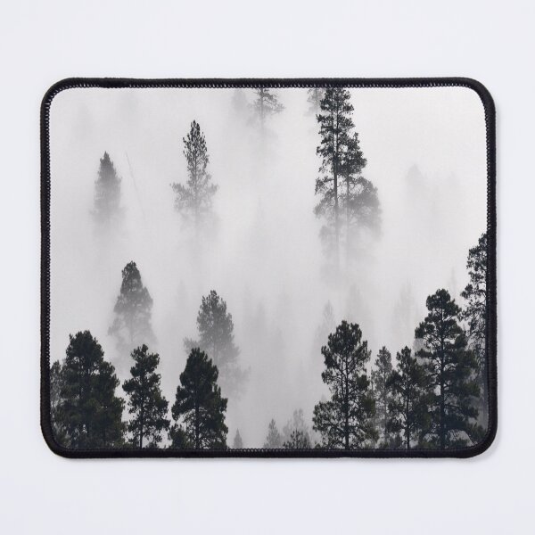 Item preview, Cloudy Snowy Black And White View designed and sold by misskholeta.
