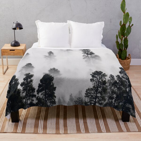 Item preview, Cloudy Snowy Black And White View designed and sold by misskholeta.