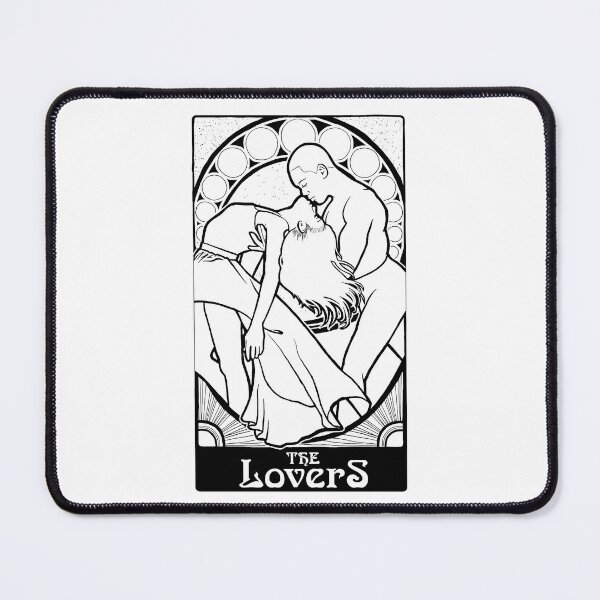 Item preview, The Lovers - Black print designed and sold by Lyndsey Hughes.