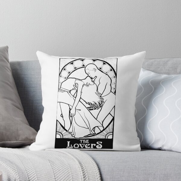 Item preview, The Lovers - Black print designed and sold by Lyndsey Hughes.