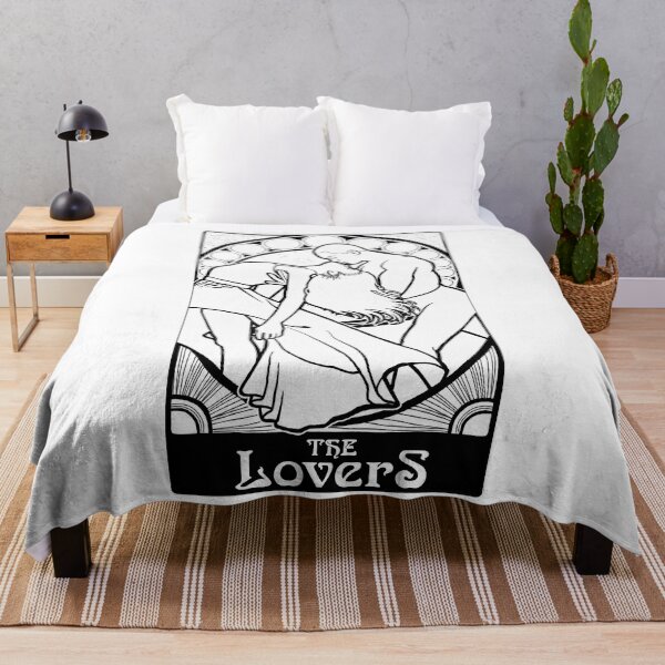 Item preview, The Lovers - Black print designed and sold by Lyndsey Hughes.