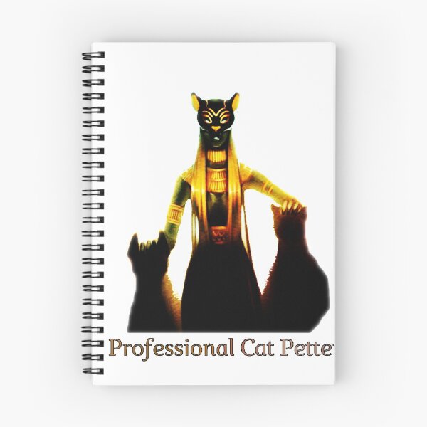 Item preview, Professional Cat Petter - my guilty pleasure is petting cats - egyptian cat god designed and sold by UnseenCreations.