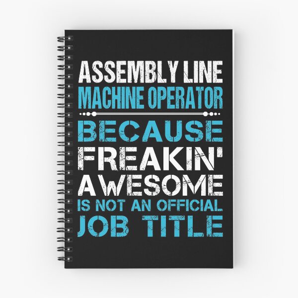 Item preview, Assembly Line Machine Operator T Shirt - Freaking Awesome Job Gift Item Tee designed and sold by oetate4774.