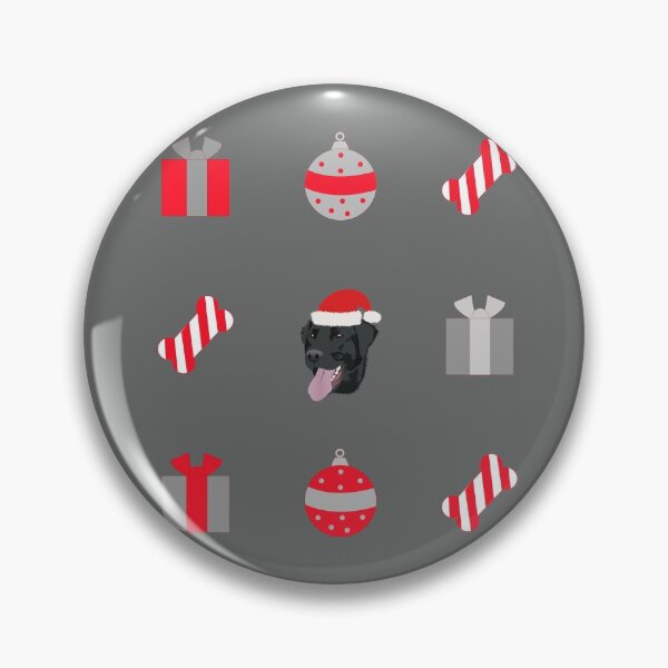 Item preview, Holiday Black Lab Pattern designed and sold by KCPetPortraits.