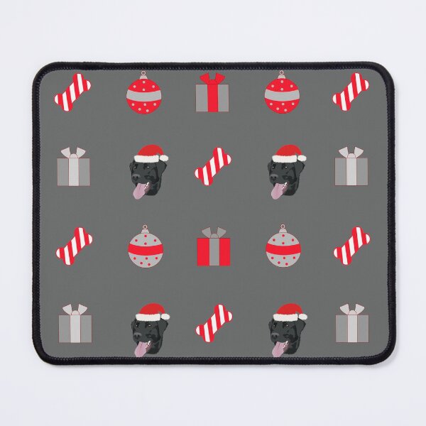 Item preview, Holiday Black Lab Pattern designed and sold by KCPetPortraits.