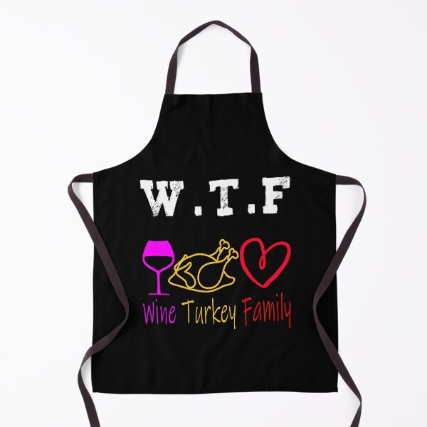 Item preview, WTF Wine Turkey Family Funny Thanksgiving Day Tee designed and sold by illustrapho.