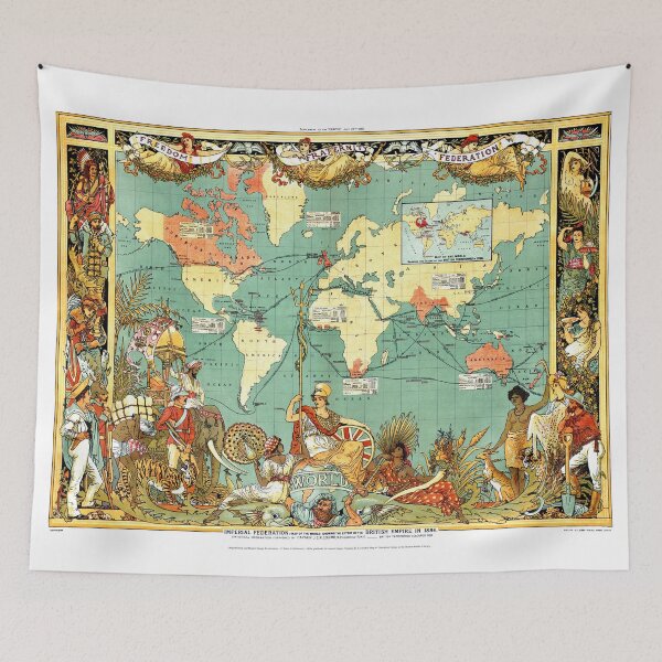 Item preview, British Empire 1886 designed and sold by Pictures With A Message.