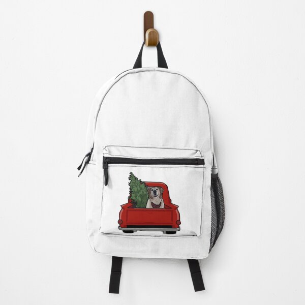 Item preview, Red Truck with Christmas tree designed and sold by beckahbrooks.
