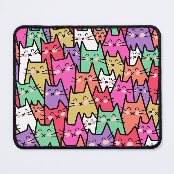 Item preview, Cat Party (Colorful 2) designed and sold by HappyCatPrints.