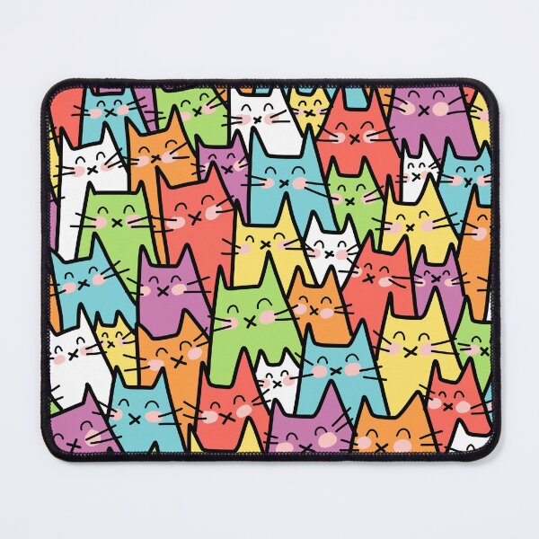 Item preview, Cat Party (Colorful 1) designed and sold by HappyCatPrints.