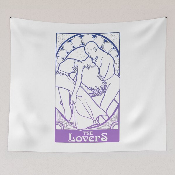 Item preview, The Lovers - Gradient print designed and sold by Lyndsey Hughes.