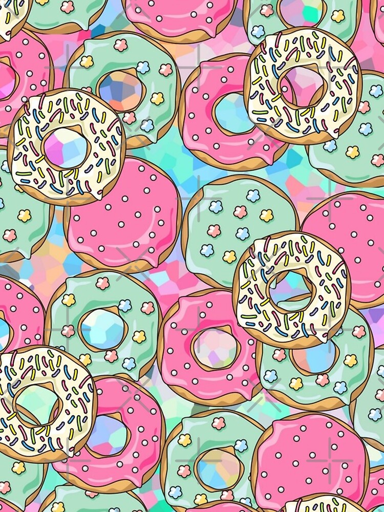 Thumbnail 4 of 4, iPhone Case, Donuts Pattern designed and sold by VinCut.