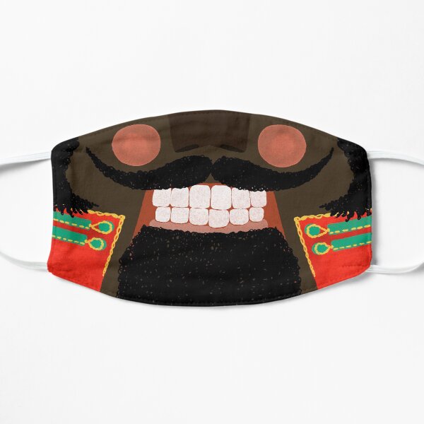Nutcracker - Black Red Green Flat Mask