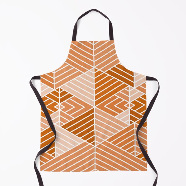 Artikelvorschau, Burnt Orange Autumn Pattern - Triangles Edition #2 entworfen und verkauft von bubblyshades.