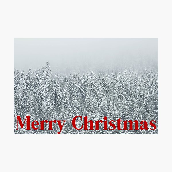 Item preview, Merry Christmas, Snowy Trees, Winter Wonderland designed and sold by lfinkbeiner12.