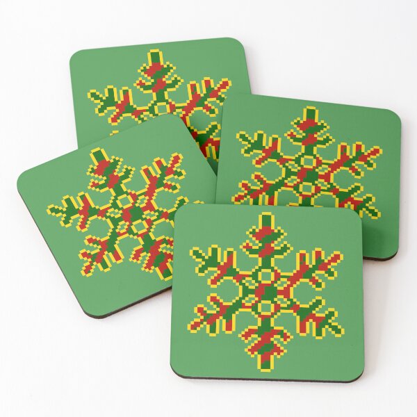 Item preview, Pixel Xmas Snowflake [Green items] designed and sold by Randomazer.