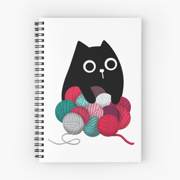 Item preview, Cat and Yarn Stash designed and sold by Stephanie McRae.