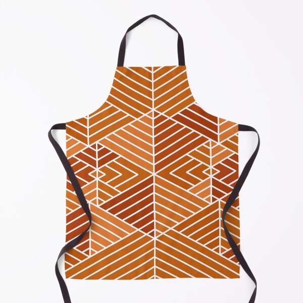Artikelvorschau, Burnt Orange Autumn Pattern - Triangles Edition #3 entworfen und verkauft von bubblyshades.