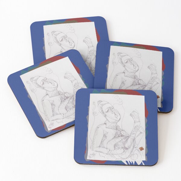 Item preview, Lady Playing Mandolin (drawing by ACCI)  designed and sold by VanyssaGraphics.