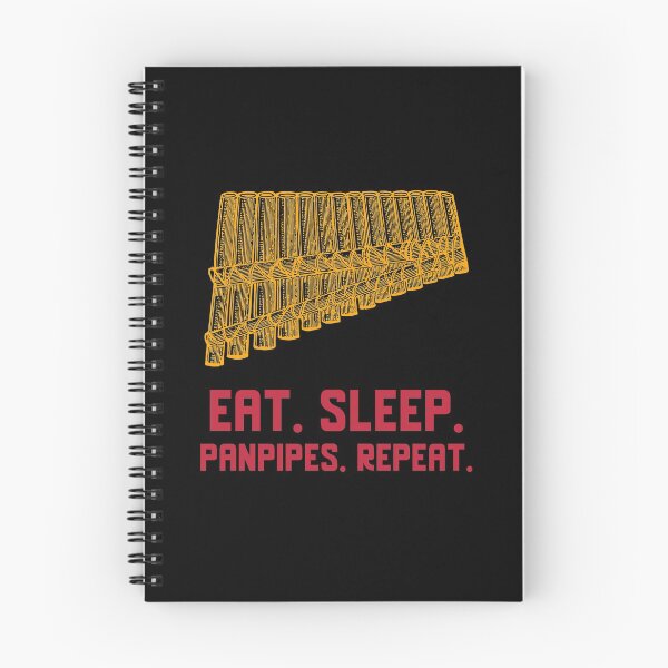 Item preview, Eat. Sleep. Panpipes. Repeat - Panflute Musical Instrument designed and sold by Shirtlify.