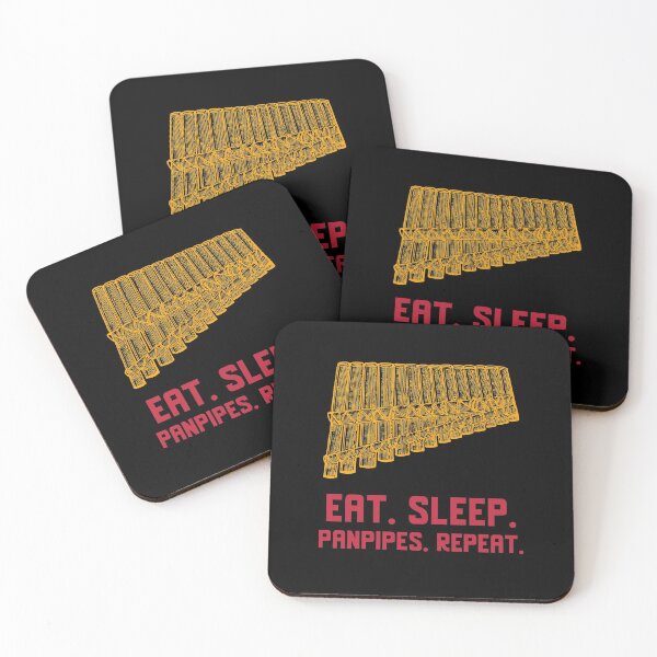 Item preview, Eat. Sleep. Panpipes. Repeat - Panflute Musical Instrument designed and sold by Shirtlify.