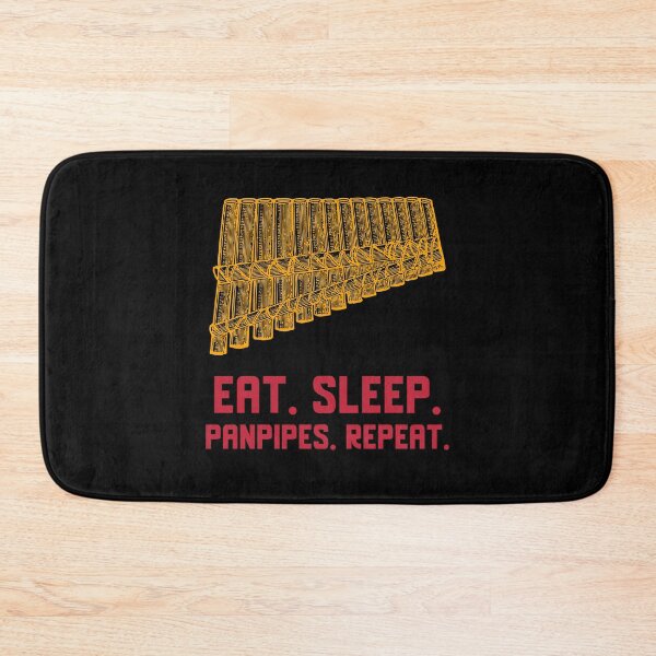 Item preview, Eat. Sleep. Panpipes. Repeat - Panflute Musical Instrument designed and sold by Shirtlify.