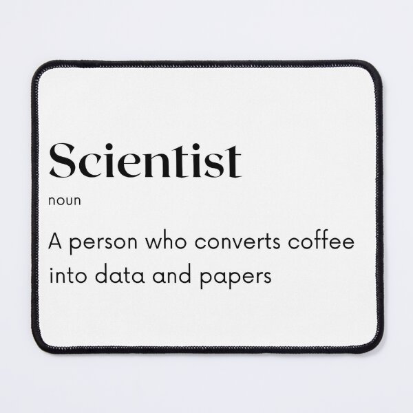 Scientist Definition Mouse Pad