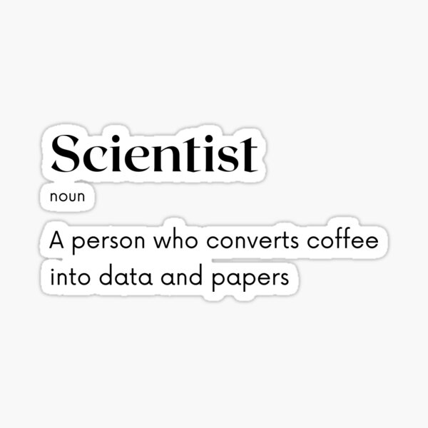 Scientist Definition Sticker