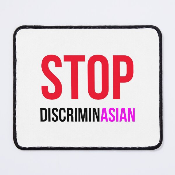 Item preview, Stop Asian Hate No To Discrimination Hate Is A Virus designed and sold by StickerbashCo.