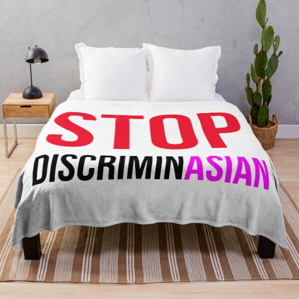 Item preview, Stop Asian Hate No To Discrimination Hate Is A Virus designed and sold by StickerbashCo.