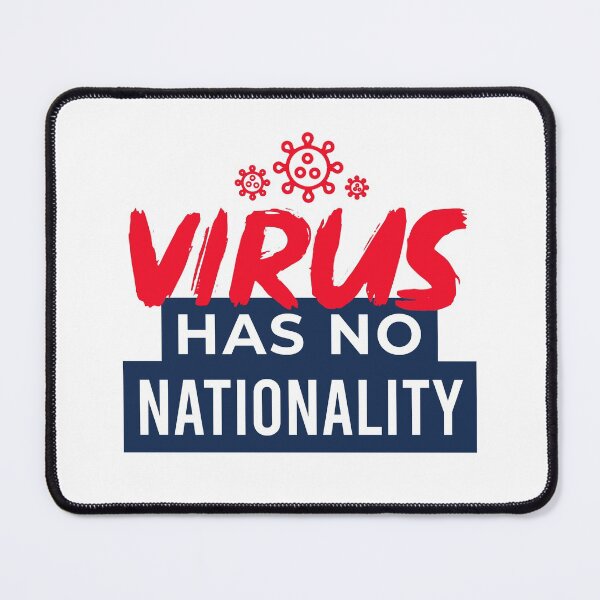 Item preview, Virus Has No Nationality Stop AAPI Hate Protect Asian Lives designed and sold by StickerbashCo.
