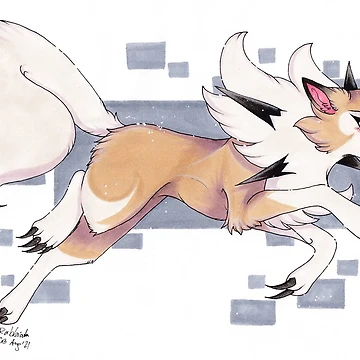 Artwork thumbnail, Spikey Wolf by Rabbiata