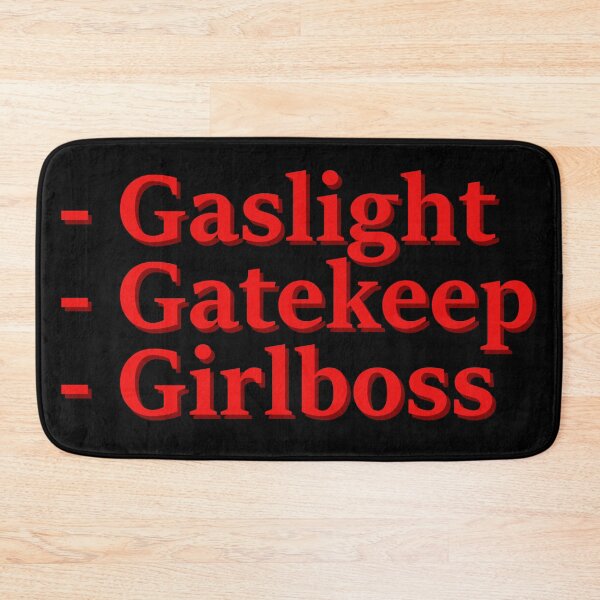 Item preview, Gaslight, Gatekeep, Girlboss designed and sold by Friend of Frogs.