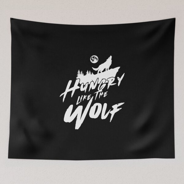 Artikelvorschau, Hungry Like The Wolf Tier Wild Hewling Moon entworfen und verkauft von StrongShirts.