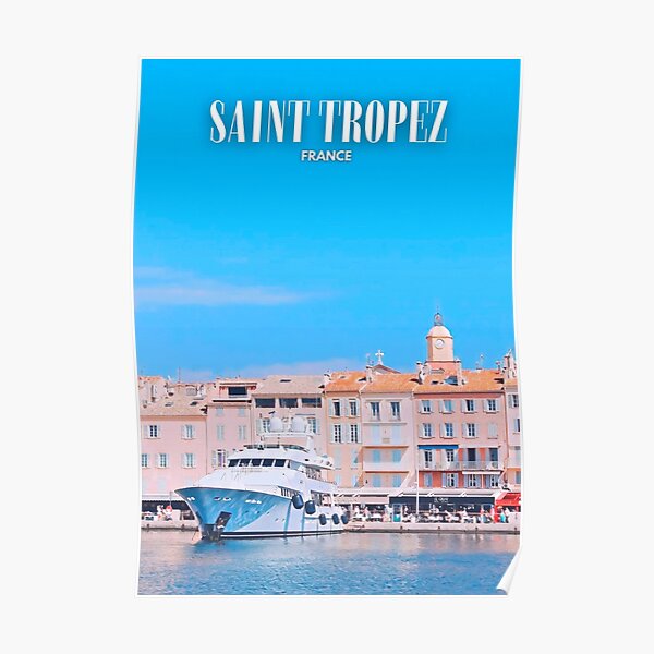 Vue sur Saint Tropez Poster