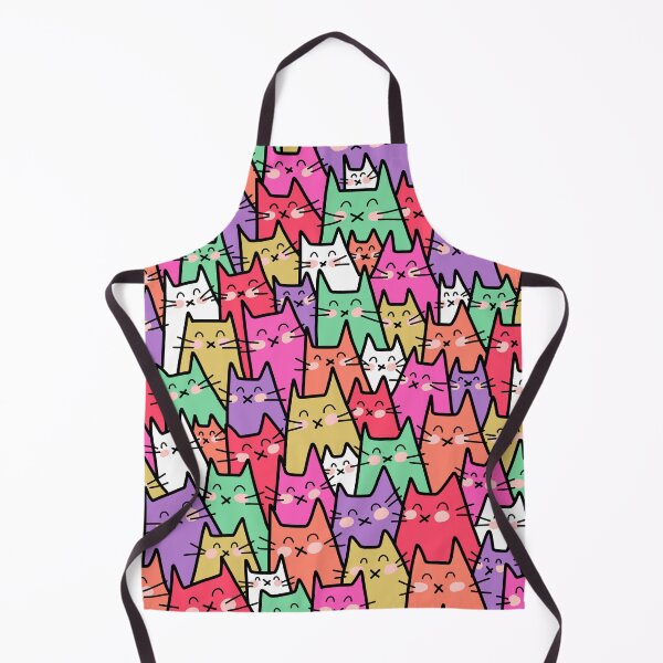 Item preview, Cat Party (Colorful 2) designed and sold by HappyCatPrints.