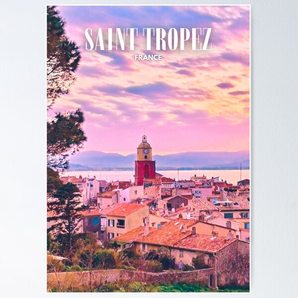 Item preview, Saint Tropez Travel designed and sold by Sofia-Draws.
