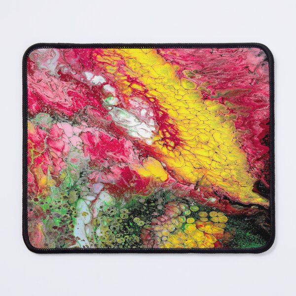 Item preview, Fiery Flowing - Acrylic Pour designed and sold by HandmadeHill.