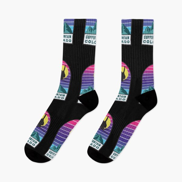 Item preview, Ski Copper Mountain Colorado Retro Sunset designed and sold by JordanHolmes.
