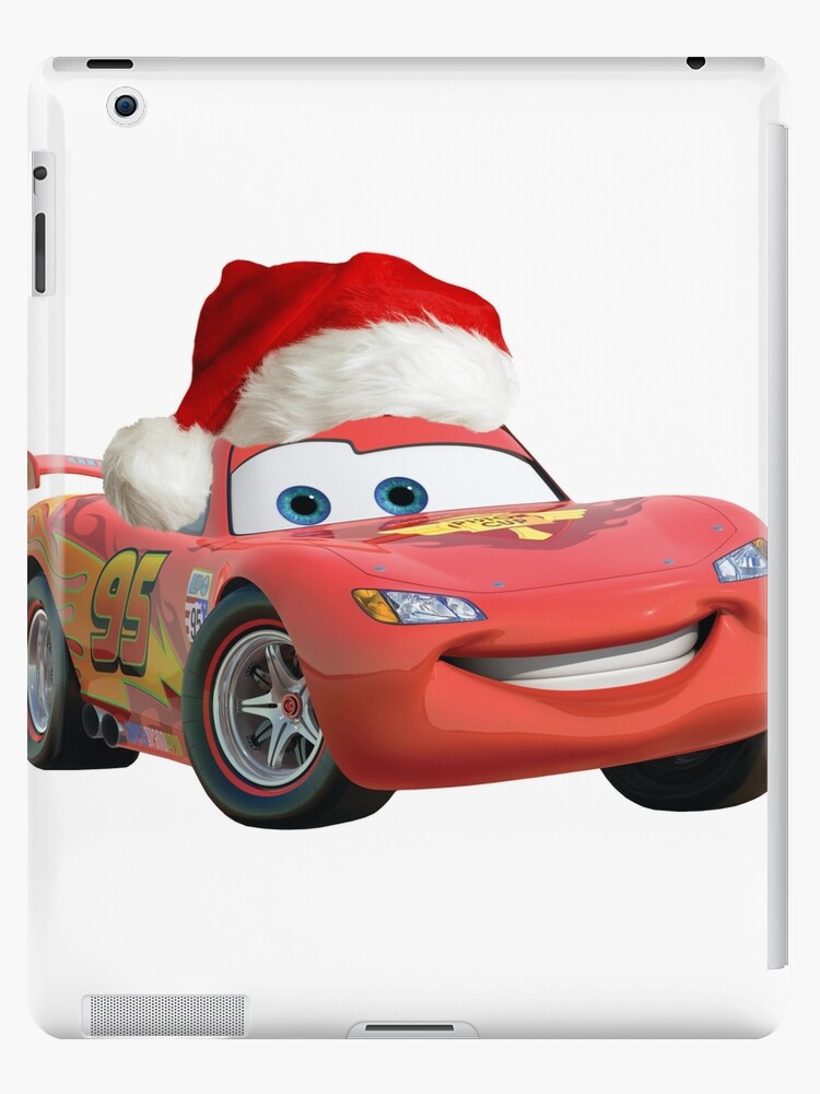 lightning mcqueen santa hat